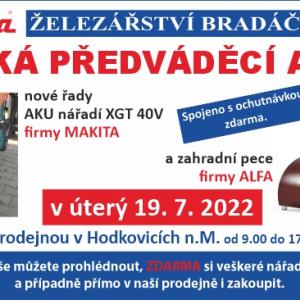 Velk pedvdc akce firem Makita a ALFA 19.7.2022 v na prodejn v Hodkovicch n.M. - hlavn obrzek